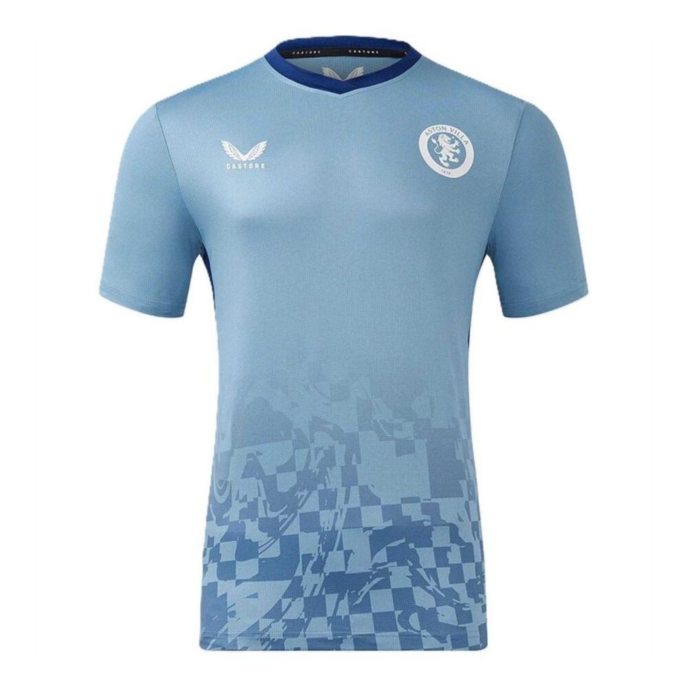 Castore Childrens/Kids 2023/2024 Aston Villa FC Third Jersey / Blue Shadow/Deep